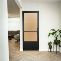 Porte de loft en acier