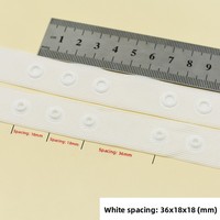 Sangle de fixation invisible de 20 mm avec boucle séparée pour chemises et housses de couette