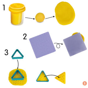 Carte <span class=keywords><strong>géométrique</strong></span> Couleur Argile Set Lettre Ligne Animal Préscolaire <span class=keywords><strong>Forme</strong></span> Activité Tactile Cartes d'Apprentissage Créatif Argile Accessoires - Product Image 5