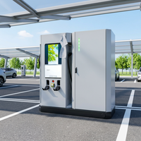 Chargeur rapide DC pour véhicules électriques SCU EVES-240-240 240 kW CCS2 intégré avec une capacité de 240 kWh pour usage commercial