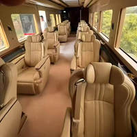 Vente directe usine – Offre spéciale : Siège de bus en cuir de luxe, nouveau, haut de gamme, personnalisé avec poignée dorsale, table pliante et repose-jambes pour YuTong