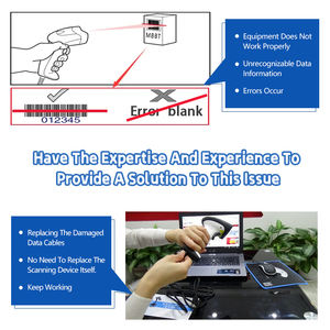 Sotesin personalizado 5M 10 broches <span class=keywords><strong>DB9</strong></span> vers RJ50 rj45 RS232 câble <span class=keywords><strong>CAB</strong></span>-R01-S15PAR de escaner de codigo de barras pour symbole ls2208 - Product Image 2