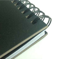 Carnet de notes A5 à spirale, couverture cartonnée, 50 pages, avec bloc-notes adhésif et stylo – Vente en gros à prix réduit