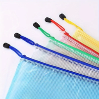 Bolsas de Archivo Multifuncionales Reutilizables y Duraderas al por Mayor de Fábrica, Carpeta con Cierre de Cremallera Impermeable para Almacenamiento de Papelería y Juguetes