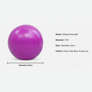 Ballon de fitness portable écologique, coloré, anti-éclatement, ballon suisse pour entraînement complet du corps, équipement de gym à domicile - Product Image 5