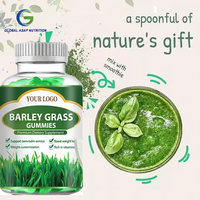 Supplément de soins de santé 100% Pure Gummies au jus de feuilles d'orge Gummies à l'herbe d'orge verte biologique