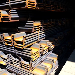 Palplanches en acier au carbone standard économiques, profil Z, longueur 6 m, pour la construction de petits barrageaux, la protection des terres agricoles et la gestion des eaux - Product Image 5