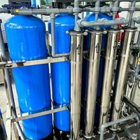 Système de filtration d'eau par osmose inverse à faible coût, 1000 Lph, système de filtration d'eau, membrane 4040, machine de traitement de l'eau en FRP