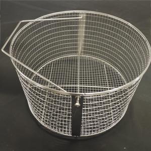 Panier de désinfection personnalisé rond/rectangulaire en acier inoxydable 304, panier en treillis métallique pour le nettoyage des pièces - Product Image 4