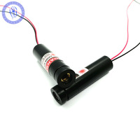 Module Laser à semi-conducteur Laser, accessoire pour voiture, point rouge, 3-5v, 650nm, 1mw, classe 2