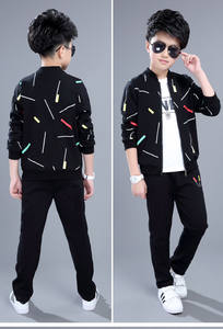 Nouveaux produits sur le marché chinois : Ensemble de vêtements pour enfants, veste décontractée d'automne et pantalon pour garçons - Product Image 2