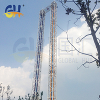 Équipement de parc d'attractions extérieur de grande envergure, manège à double tour de lancement de 32 places, à vendre