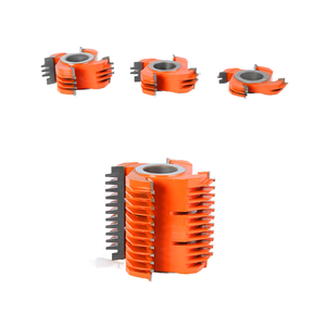 Fresa de Carburo Personalizada de Cuatro Filos y <span class=keywords><strong>Ocho</strong></span> Inmortales para Carpintería, Fresado CNC, Cortador de Uniones de Paneles, Recubrimiento Altin, ODM - Product Image 1
