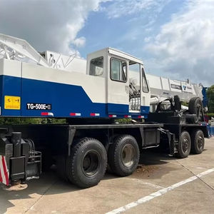 Mesin pengangkat berat yang hampir digunakan derek portabel <span class=keywords><strong>Tadano</strong></span> TG500e 50 ton truk semua medan derek untuk dijual 50 T - Product Image 2