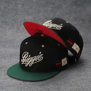 Black Classic 6 Panel Custom Neue 3D gestickte Logo Männer Snap Back Caps Oem Hip Hop Era Design Hysteresen Gorras Hüte