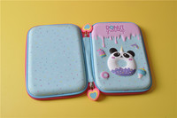 Vente en gros de papeterie kawaii, fournitures scolaires, impression personnalisée, étuis à crayons en PU 3D, animaux mignons de dessin animé, EVA pour enfants