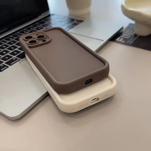 <span class=keywords><strong>Coque</strong></span> de téléphone élégante <span class=keywords><strong>beige</strong></span>, marron, noire pour <span class=keywords><strong>iPhone</strong></span> 17 16 15 14 13 12 <span class=keywords><strong>11</strong></span> Pro Max Plus 7 8 SE X XR XS Max – Housse de protection antichoc - Product Image 3