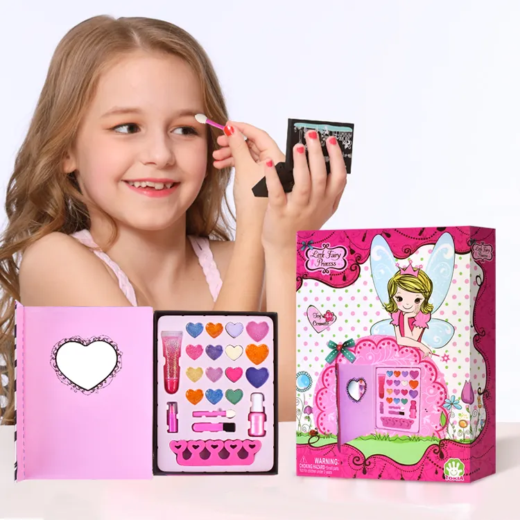 Akiaco卸売ウォッシャブルキッズメイクアップセット化粧品おもちゃ女の子の子供のための無毒のメイクアップキット