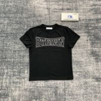 DENIMGUYS Nouveaux produits Conception personnalisée T-shirt décontracté pour homme à col rond avec logo imprimé à l'écran Manches courtes T-shirt rétro délavé à l'acide pour homme