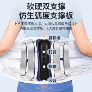 Cinturón de Soporte Lumbar Ajustable, Transpirable y Elástico, para Adultos, Hombres y Mujeres, Alivio del Dolor de Espalda, Envolvente de Spandex y Nailon - Product Image 4