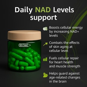 Cápsula Liposomal de NAD+ al por Mayor Potenciador de Resveratrol de Grado Alimenticio Antienvejecimiento Potenciador Celular Suplemento Dietético en Envase de Botella - Product Image 3