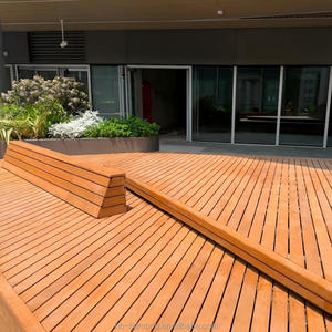 Công viên ngoài trời Sàn tre-không thấm nước bảo hành suốt đời tự nhiên ánh sáng màu vàng bề mặt nhẵn cho khu vườn & khu dân cư - Product Image 3