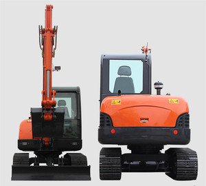 Mini excavadora sobre orugas de 6,2 toneladas, motor <span class=keywords><strong>Yanma</strong></span>, excavadora de 6 toneladas, pequeña Excavadora hidráulica para construcción de granja, movimiento de tierra, bomba CE EPA - Product Image 4