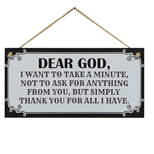 Spot cross-border wooden <b>wall</b> hanging ornaments, hanging wooden "Dear God" doorplates, <b>wall</b> <b>decorations</b>, pendants - Product Image 3
