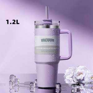40oz 1200ml Taza de acero inoxidable aislada de gran capacidad Refrigeración personalizada 304 King Cup para uso de regalos de negocios de automóviles - Product Image 5