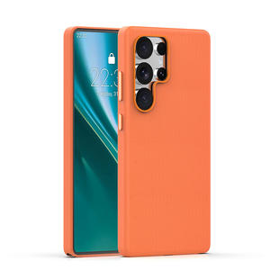 Funda Protectora Delgada para Teléfono Samsung <span class=keywords><strong>Galaxy</strong></span> S26 Ultra S25 S24, S25U Business, Textura de Cuero TPU, Suave, Antideslizante, Resistente a Impactos - Product Image 2