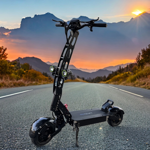 60V 6 Dual Motor Escooter 11Inch <b>Off</b> <b>Road</b> 30Ah 40Ah NFC Start 60-120km Long Range Adult <b>Scooter</b> with Seat - Product Image 1