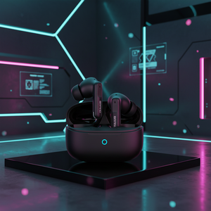 Ai การแปล TWS hbyrid ตูม ANC หูฟังเอียร์บัดลดเสียงรบกวน V6.0หูฟังอินเอียร์ชิปเซ็ต Jieli IPX-5เบสกันน้ำ - Product Image 1