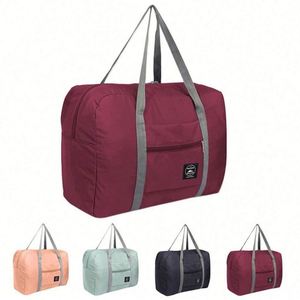 Wholesale Promotional Folding <b>Compression</b> Luggage Storage Organizer Waterproof Durable Nylon Travel Duffel <b>Bag</b> - Product Image 6