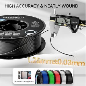 Filamento Creality TPU 1.75mm Negro 1kg Flexible para Impresoras 3D FDM - Product Image 5