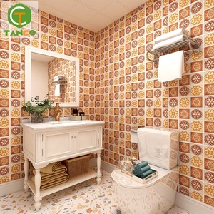 Self-Adhesive ตกแต่งห้องน้ำวอลล์เปเปอร์ตกแต่งบ้าน Papel De Pared ผนังกระดาษสำหรับเพดาน3d Pe Foam <span class=keywords><strong>Wallsticker</strong></span> - Product Image 6