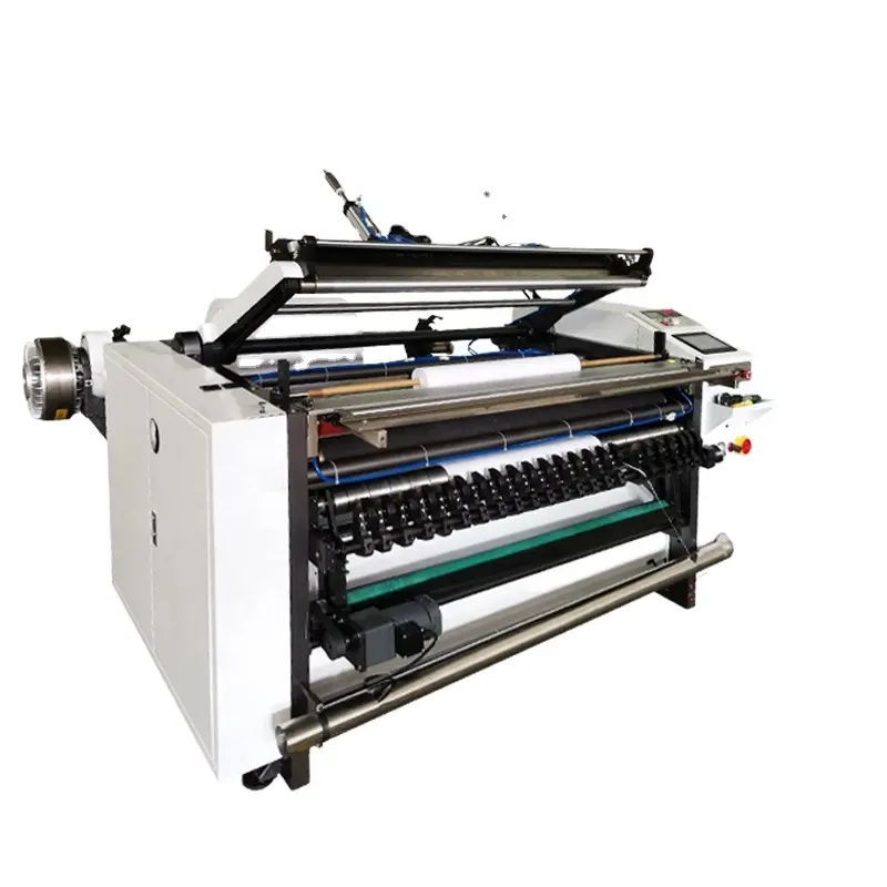 Popular Heavyweight Thermal Slitting Core Coreless Paper Roll Fax/Telex Rolls Slitter Rewinder Machine