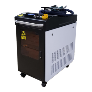 เครื่องกำจัดและทำความสะอาดเลเซอร์ชีพจรไฟเบอร์220V 500W สำหรับกำจัดสนิมน้ำมันและคราบสกปรกจากพื้นผิวโลหะ - Product Image 1