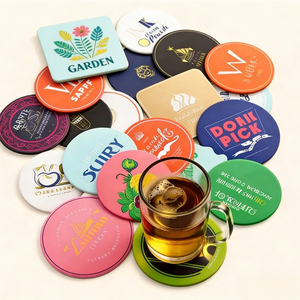Restaurant Hotel Paper Coaster Bar Beer Glass Paper Coaster Mat Custom Disposable Absorbent Coffee Cup Paper coaster for Drinks