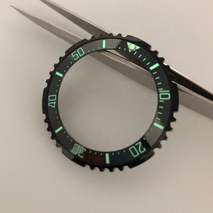 Pièces de montre haut de gamme : Insert de lunette en céramique entièrement luminescent pour SKX007, vente chaude - Product Image 5