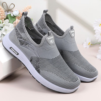 Chaussures d'été respirantes en maille, légères et à semelle souple, antidérapantes, pour la marche décontractée, idéales pour les personnes d'âge moyen et les seniors – Nouveauté et best-seller