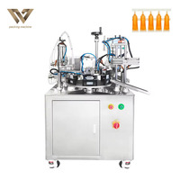 Machine de remplissage scellage BFS de gouttes pour les yeux de larmes artificielles cosmétiques de tube souple de petite ampoule en plastique entièrement automatique