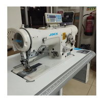 Machine à coudre industrielle informatisée JACK 2284B ZigZag 8 mm à trois points, neuve, pour tissus élastiques de sous-vêtements féminins
