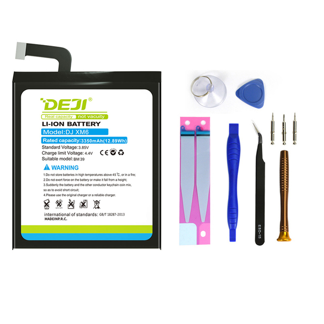Bulk Supply Consumer Electronics Bm39 Battery for Xiaomi 6 Mi 6 Rechargeable