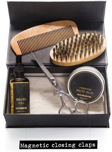 Kit de toilettage et de taille pour hommes, 50 pièces, OEM/privée, pour hommes, soins, <span class=keywords><strong>style</strong></span> de <span class=keywords><strong>la</strong></span> <span class=keywords><strong>barbe</strong></span>, modelage et croissance, ensemble cadeau - Product Image 2