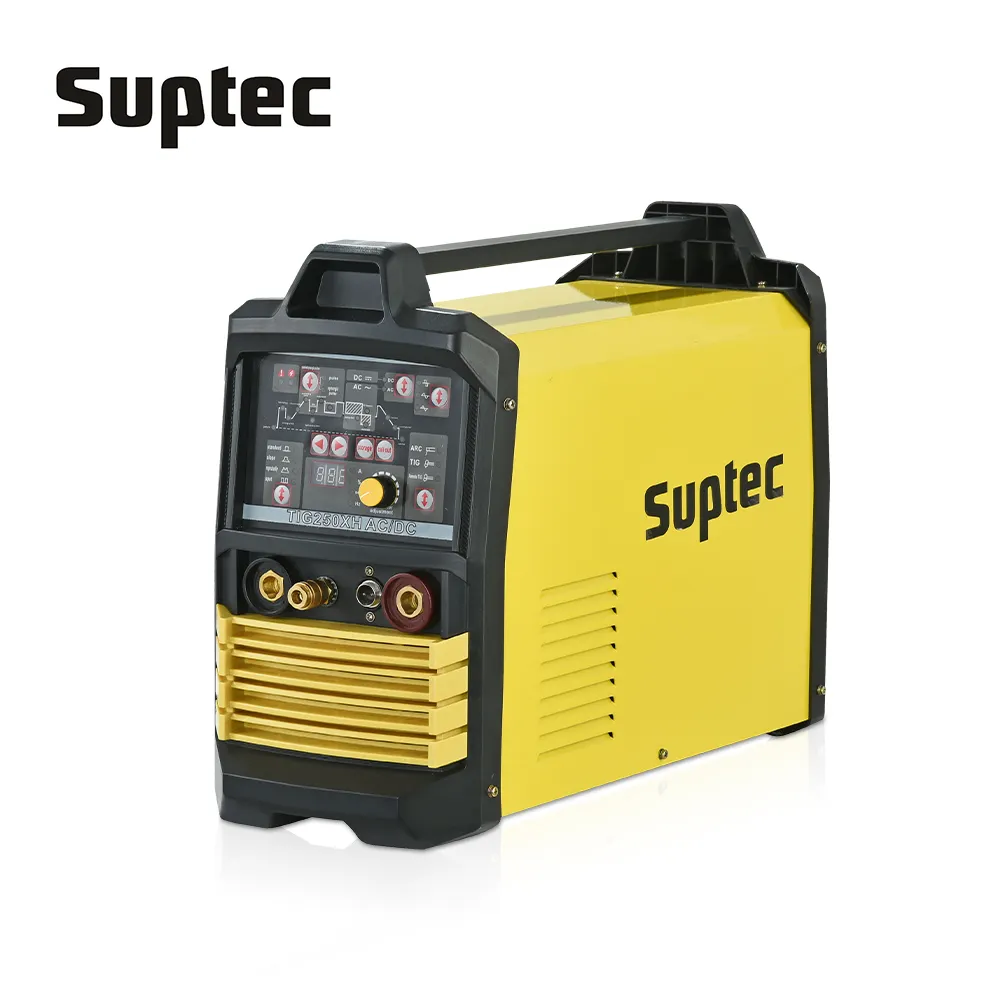 Высококачественный сварочный аппарат SUPTEC tig 200 pulse ac dc inverter, алюминиевый сварочный аппарат