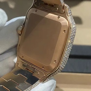 Reloj de Lujo con Diamantes Cultivados en Laboratorio, Estilo Hip Hop, para Cantantes de Rap, con Incrustaciones de Moissanita, Alta Calidad, Envío Directo - Product Image 2