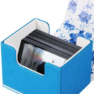 व्यापार कार्ड कस्टम हॉट बिक्री फ्लैप स्टोरेज tcg डेक बॉक्स गेम कार्ड बॉक्स चमड़े के डेक - Product Image 2