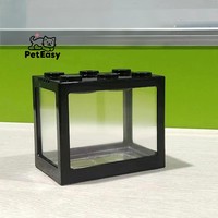Nouveau Offre Spéciale créatif assemblage paysage de bureau Betta blocs de construction visualisation Mini Aquarium aquarium
