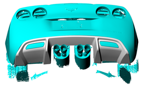 Diffuseur de pare-chocs arrière en fibre de carbone de haute qualité pour <span class=keywords><strong>Chevrolet</strong></span> <span class=keywords><strong>Corvette</strong></span> C6 ZR1 2006 - 2013 Kit carrosserie en fibre de carbone d'usine - Product Image 3