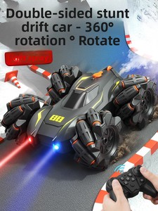 <span class=keywords><strong>RC</strong></span> <span class=keywords><strong>Stunt</strong></span> <span class=keywords><strong>Racer</strong></span> 360 °   Voiture télécommandée universelle tout-terrain aquatique étanche, jouet de cascades latérales, cadeau de fête - Product Image 6